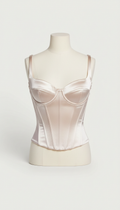 Satin Boned Bustier